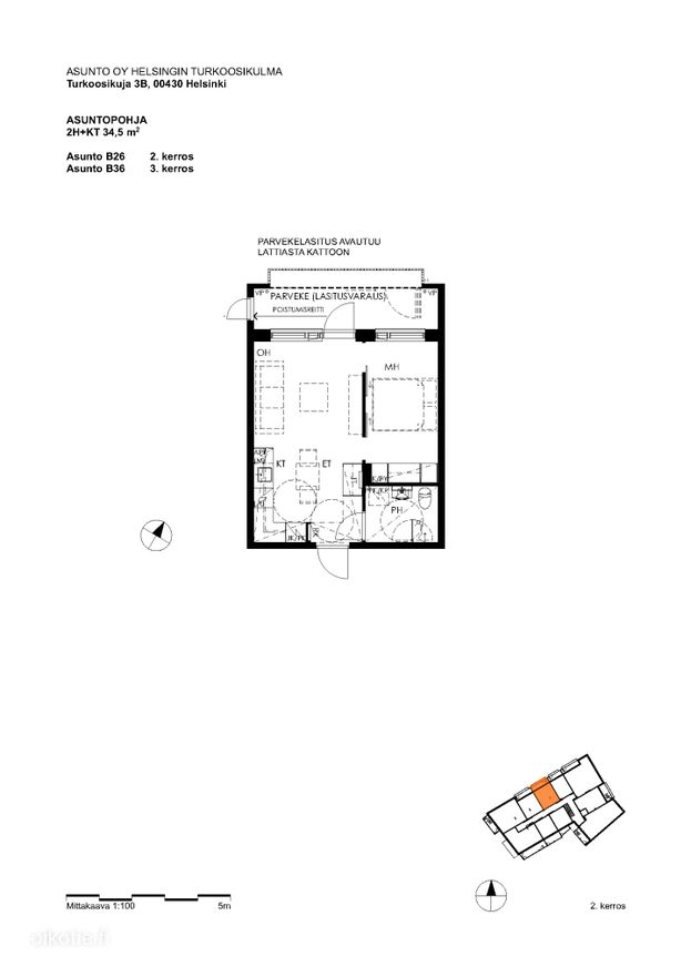 Turkoosikuja 3 B 26 – photo 2
